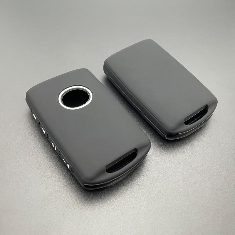 TANDRIVE Key Fob Cover Compatible with 2026 2025-2019 Mazda CX-5 CX-30 CX-50 CX70 CX90 3 6 CX-9 MX-5 Miata, Silicone, 4-Button, 2-Pack, Black - Image 4